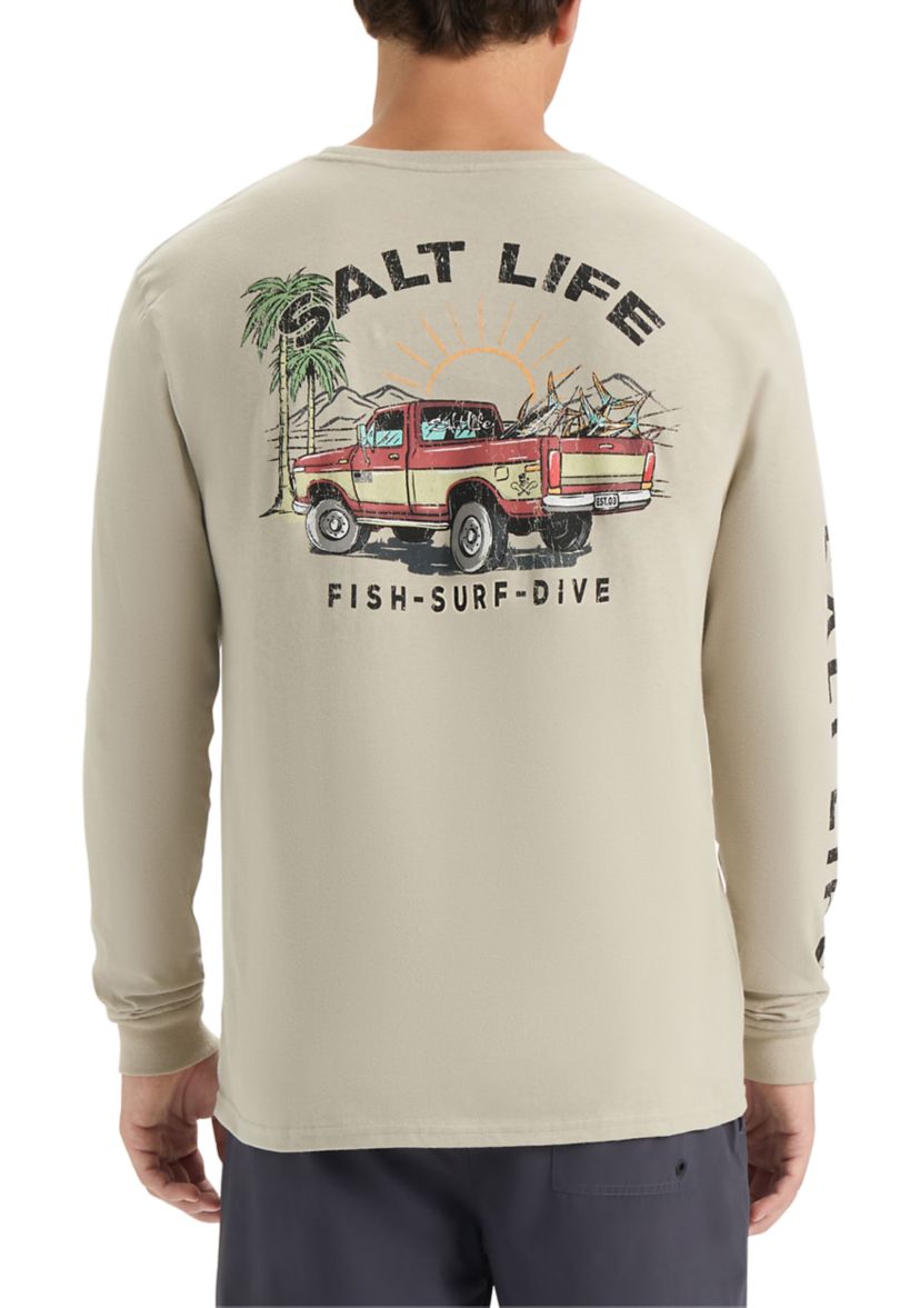 Truck and Tail Long Sleeve 30s T-Shirt