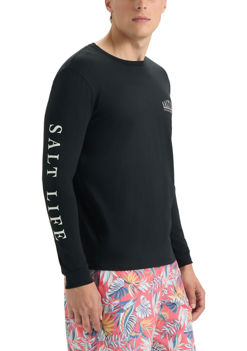 Palm Islet Long Sleeve Graphic T-Shirt 