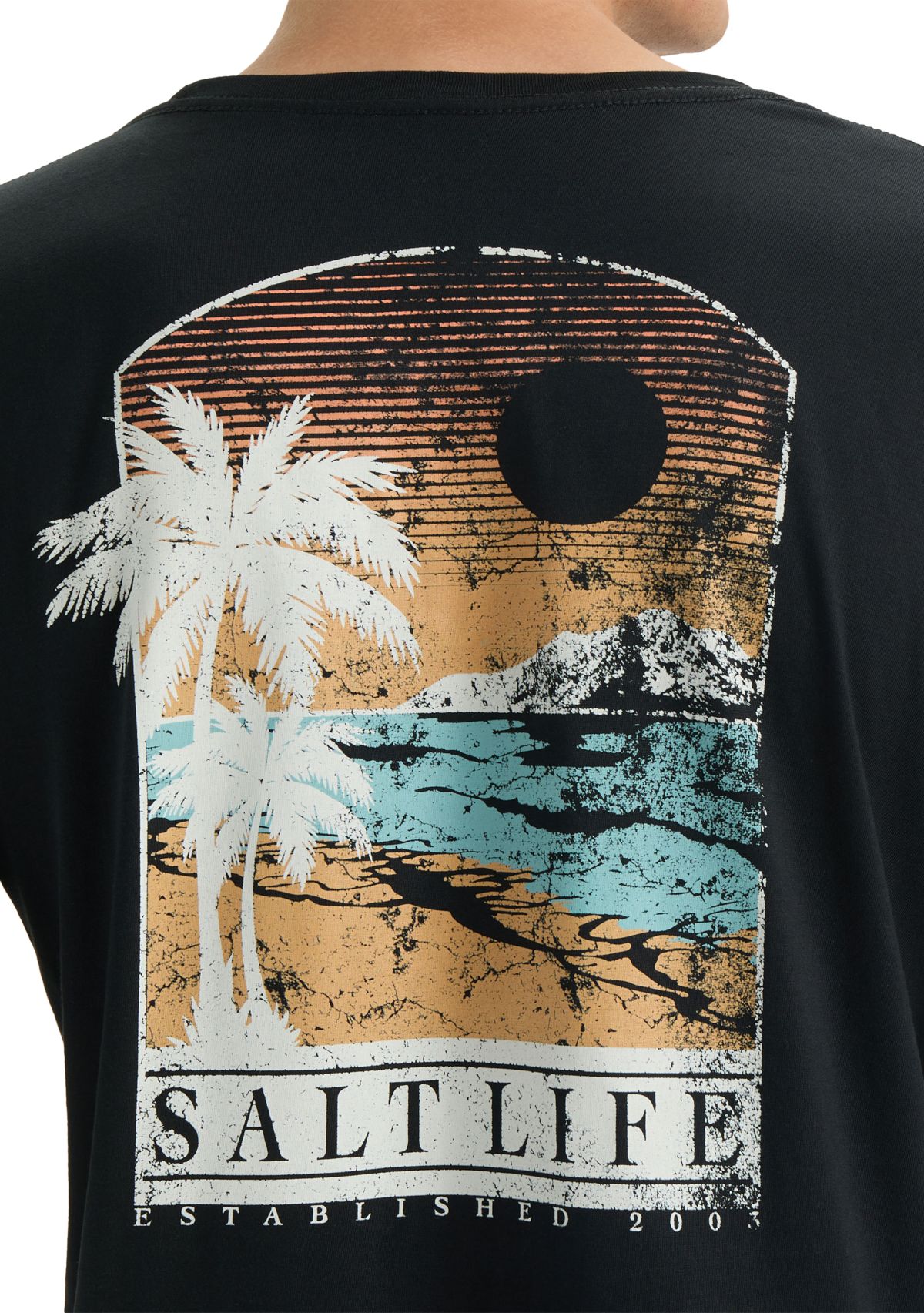 Palm Islet Long Sleeve Graphic T-Shirt 