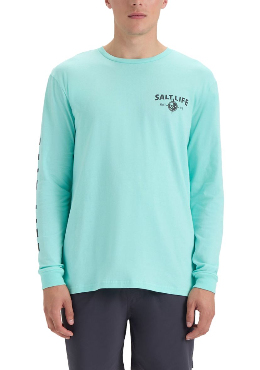 Heavy Seas Long Sleeve 30s Graphic T-Shirt 
