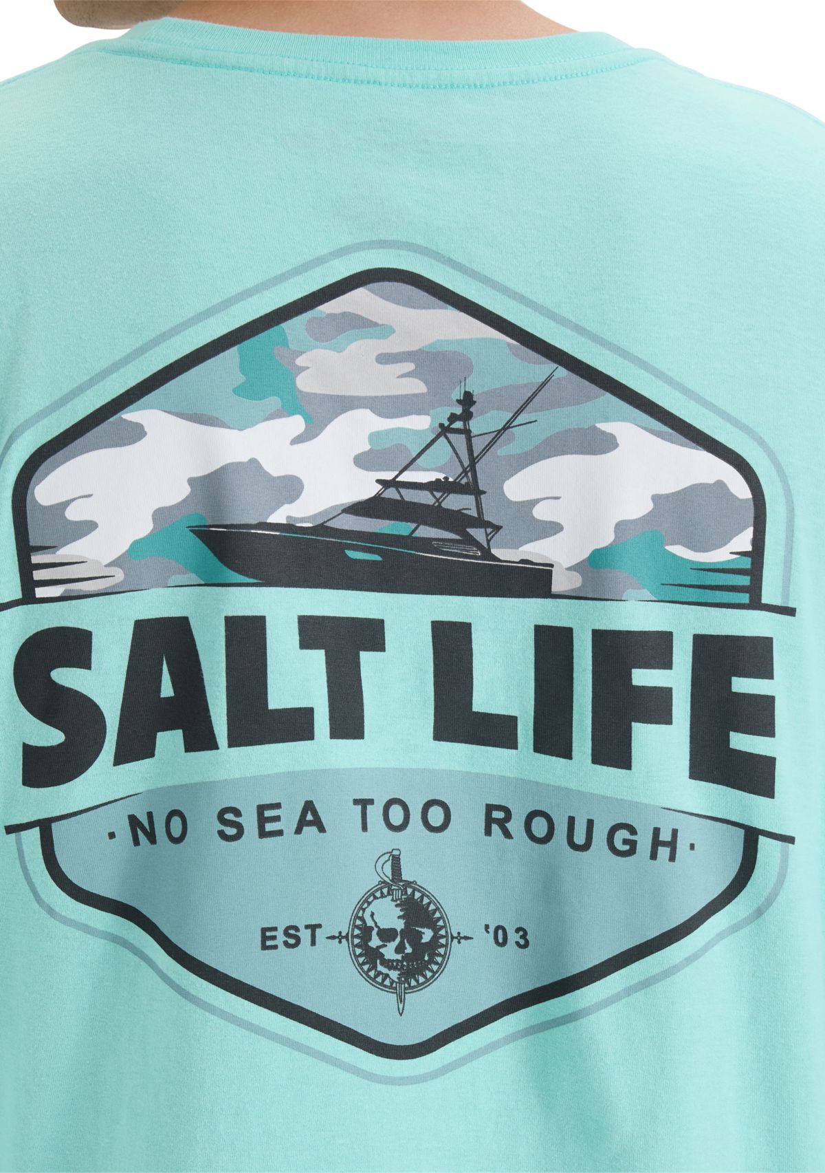 Heavy Seas Long Sleeve 30s Graphic T-Shirt 