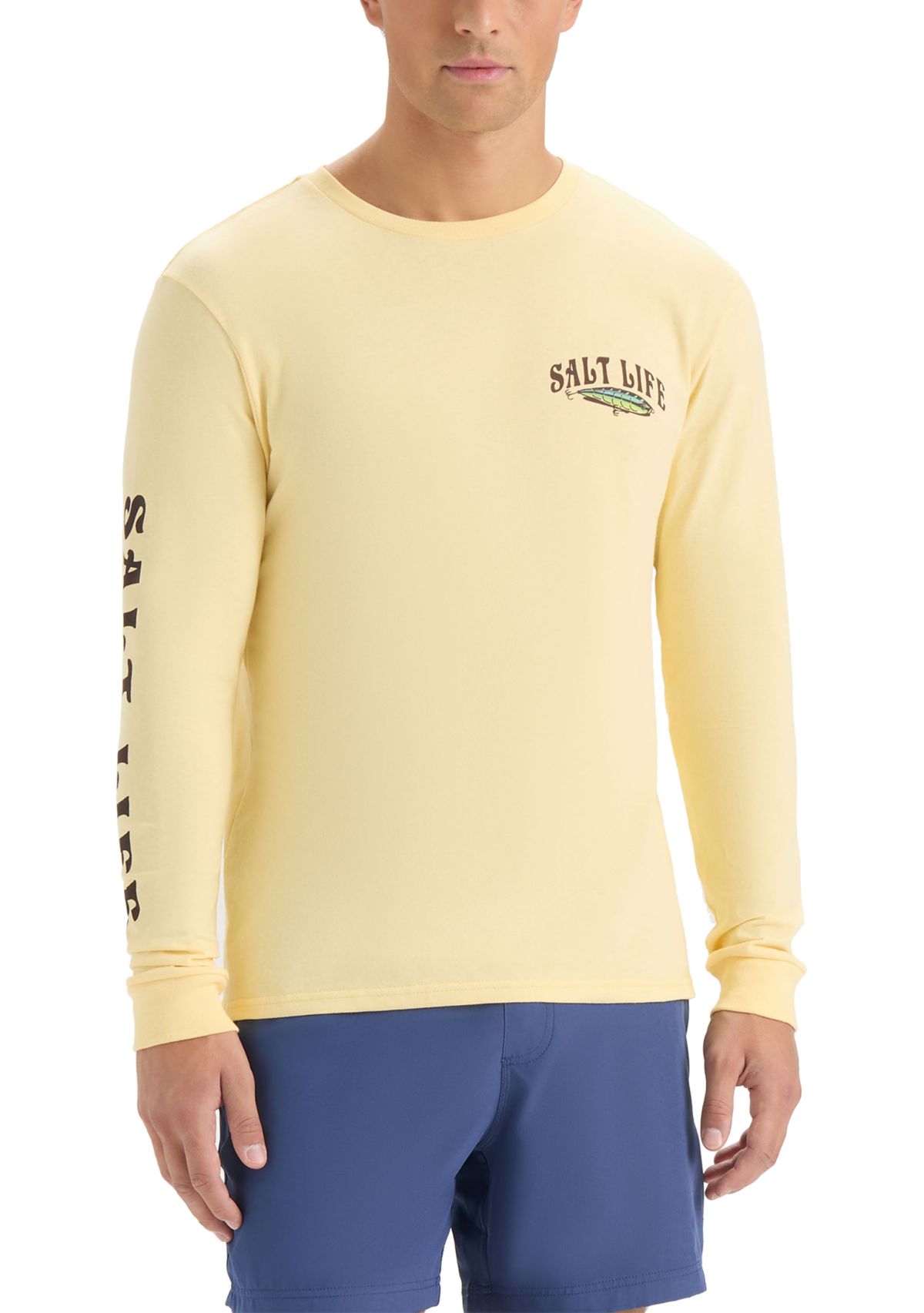 Salty Way of Life Long Sleeve 30s Graphic T-Shirt 