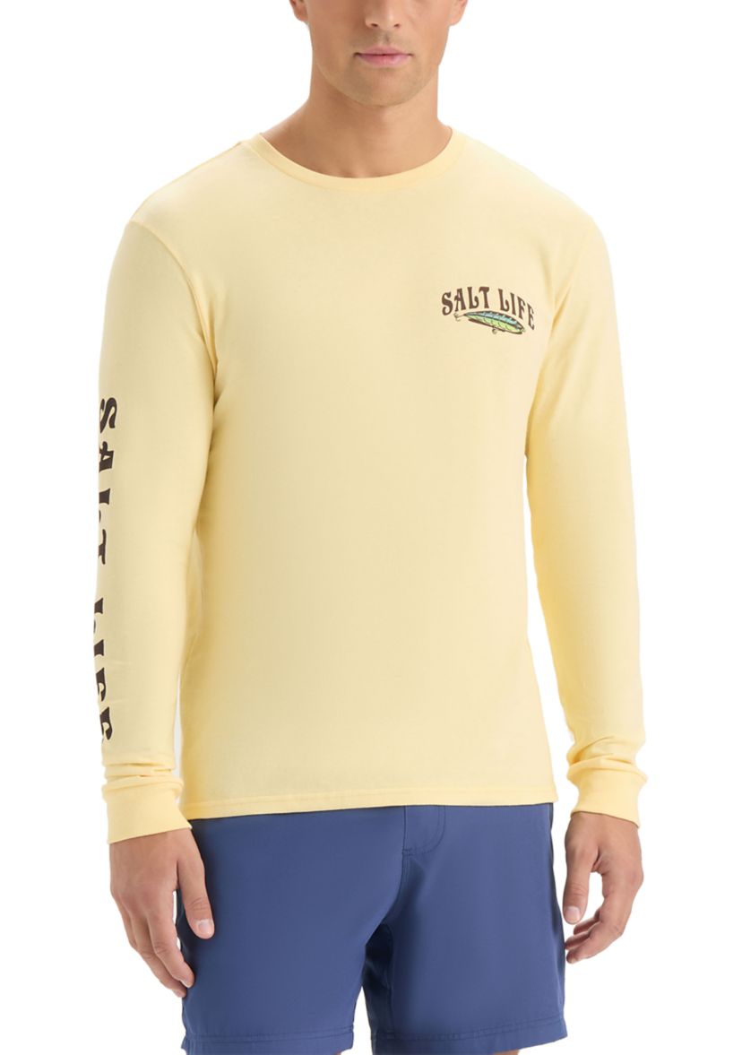Salty Way of Life Long Sleeve 30s Graphic T-Shirt 