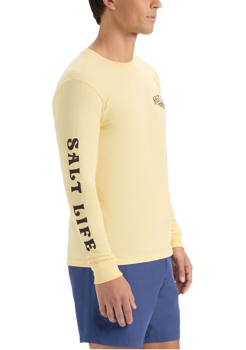 Salty Way of Life Long Sleeve 30s Graphic T-Shirt 