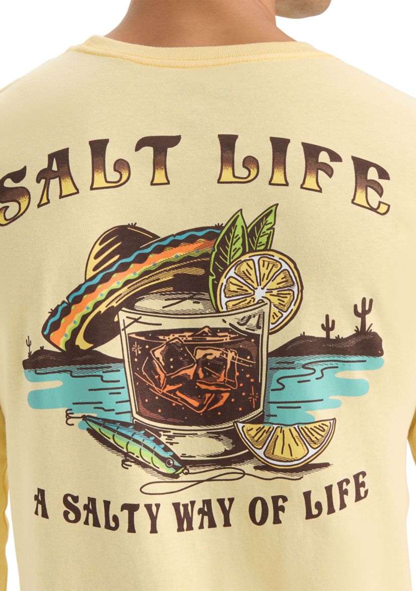 Salty Way of Life Long Sleeve 30s Graphic T-Shirt 