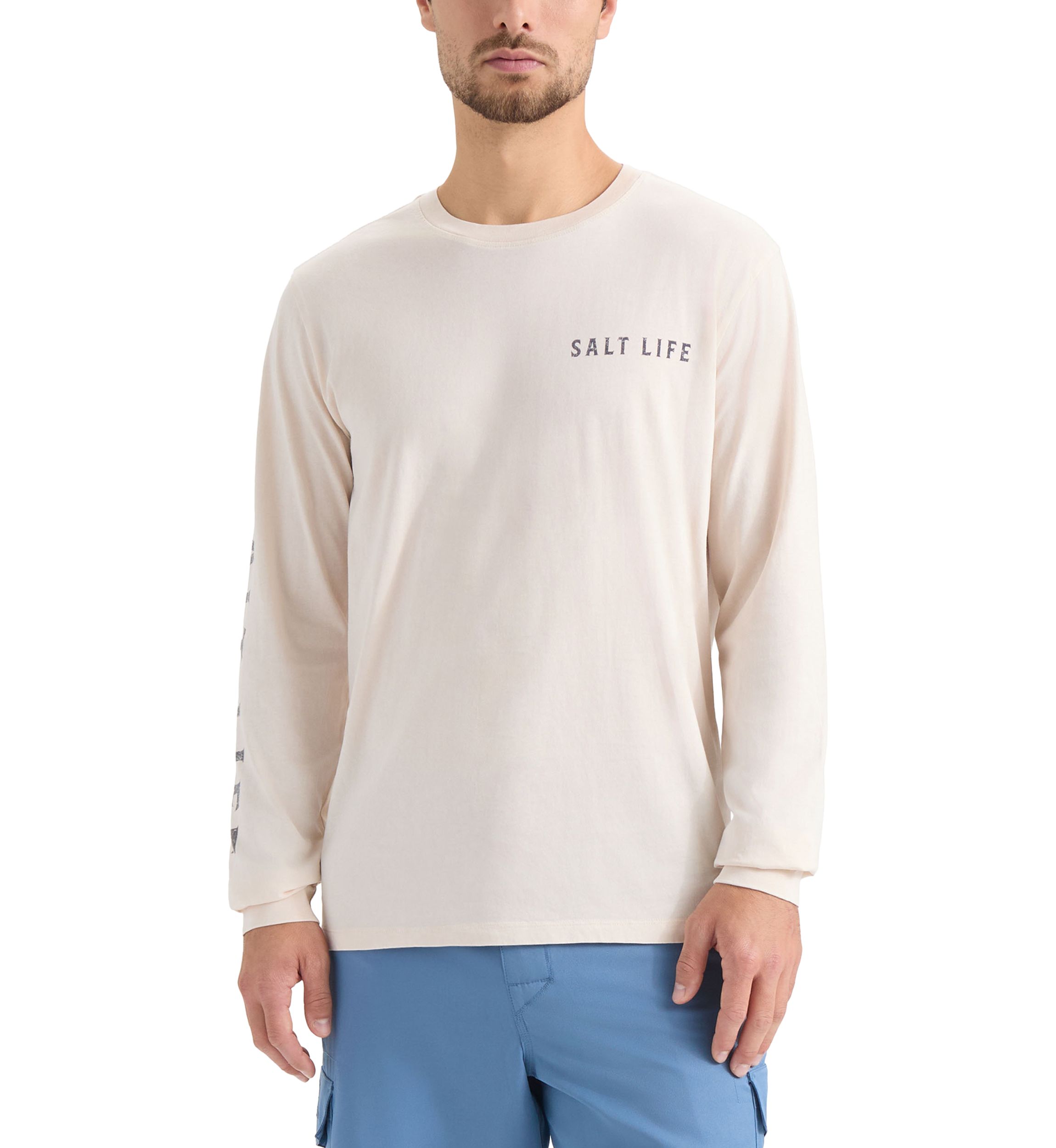 Mens Wake and Bait Boating Long Sleeve T-Shirt
