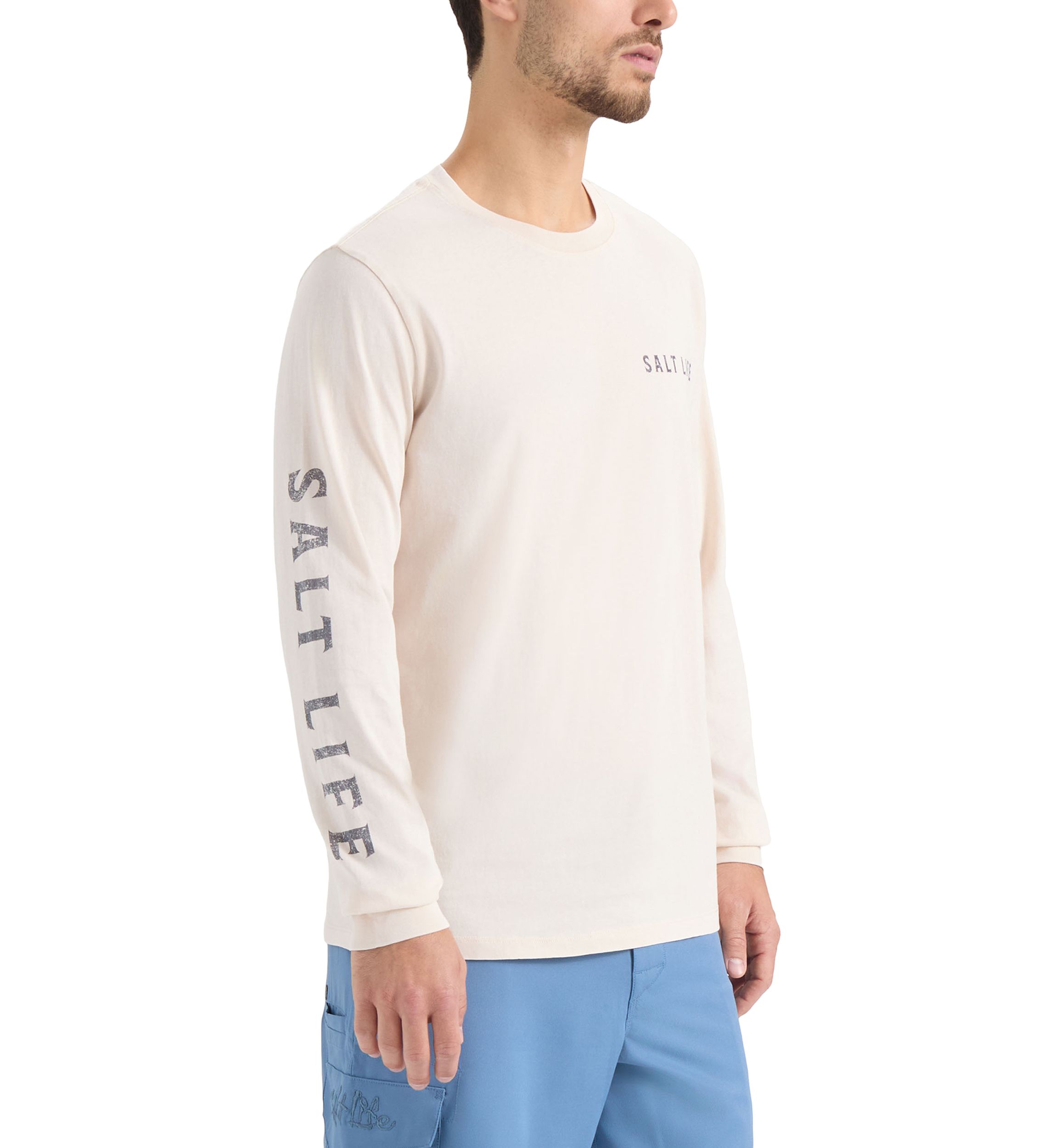 Mens Wake and Bait Boating Long Sleeve T-Shirt