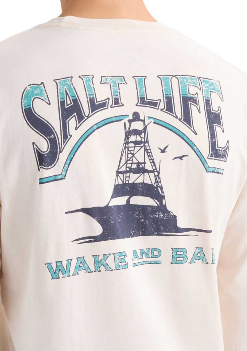 Mens Wake and Bait Boating Long Sleeve T-Shirt
