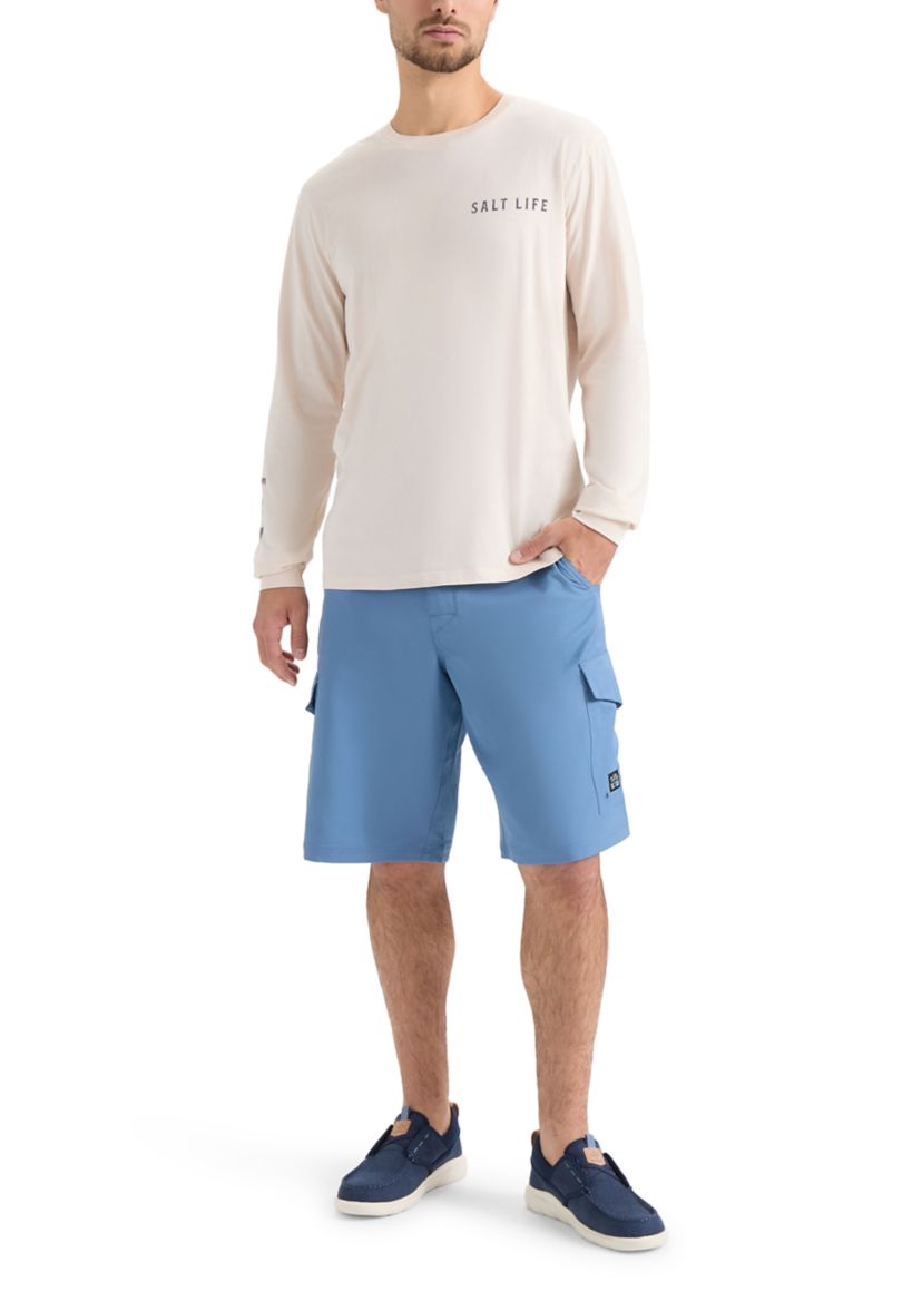 Mens Wake and Bait Boating Long Sleeve T-Shirt