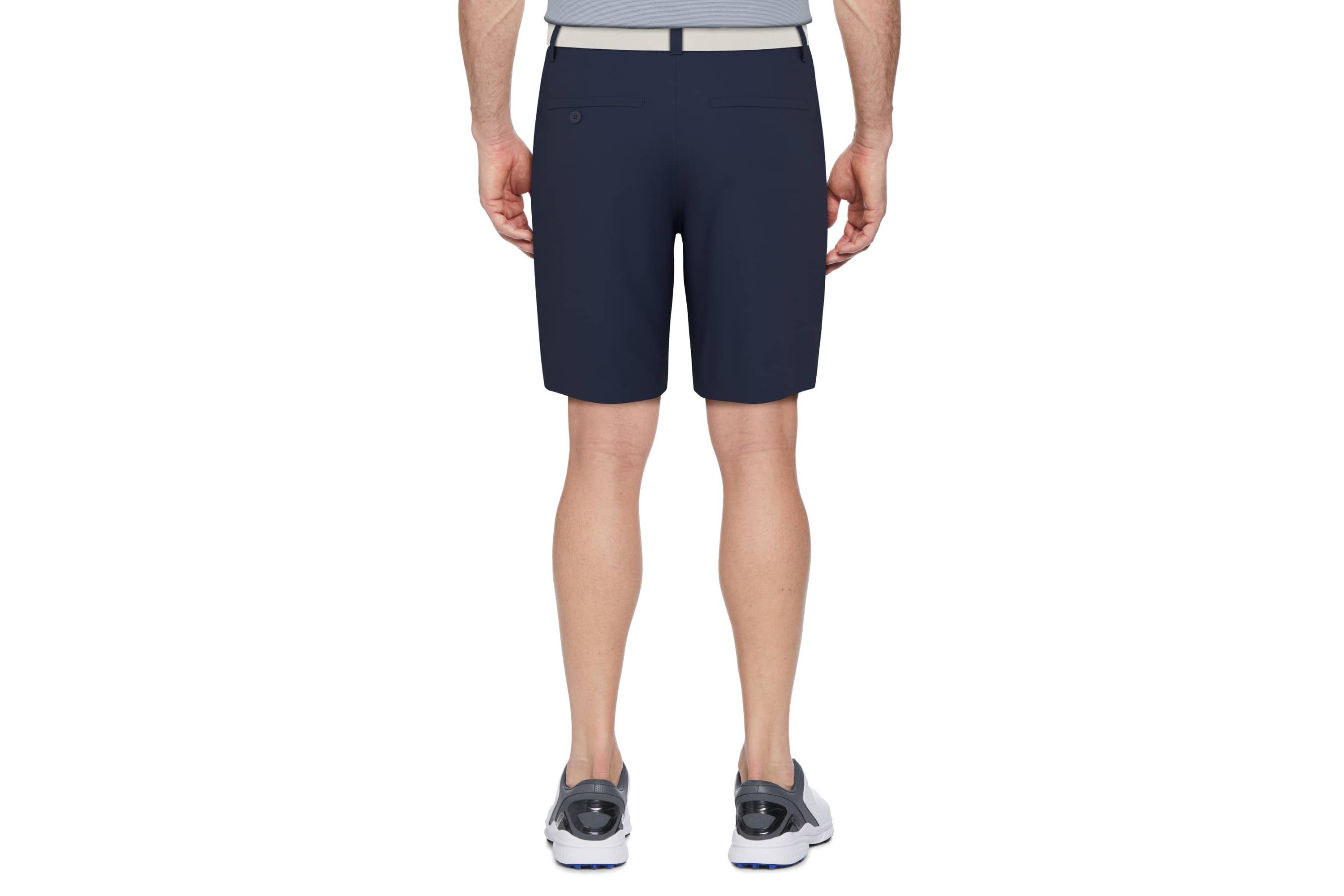 Big and Tall Flat Front With Active Waistband Golf Shorts