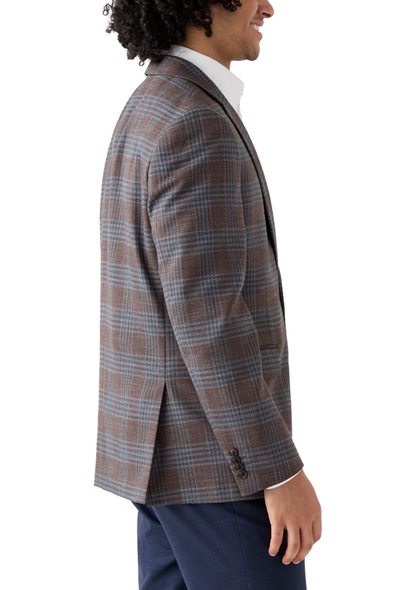 Brown Plaid Sport Coat