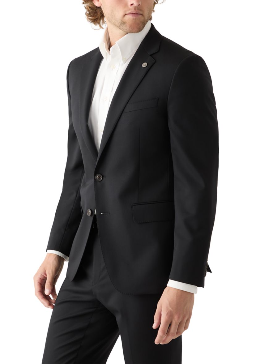 Mens Solid Suit Separate Jacket 