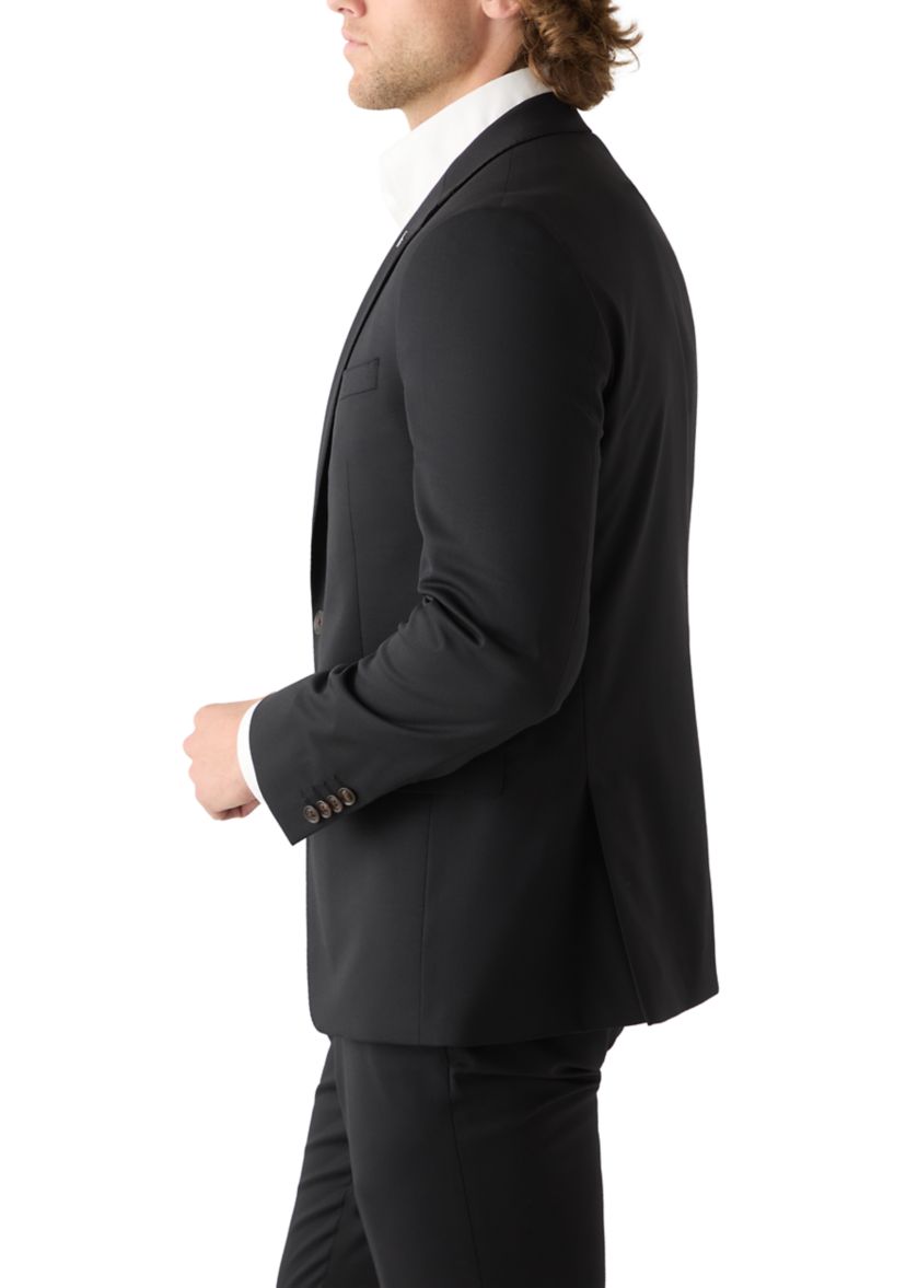 Mens Solid Suit Separate Jacket 