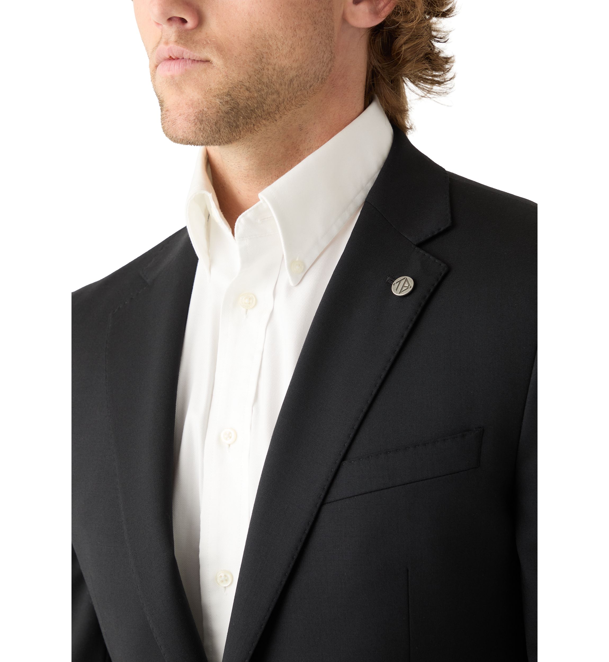 Mens Solid Suit Separate Jacket 