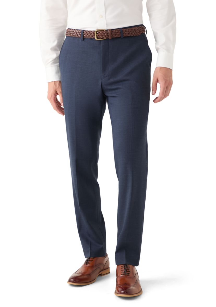 Mens Solid Suit Separate Pants