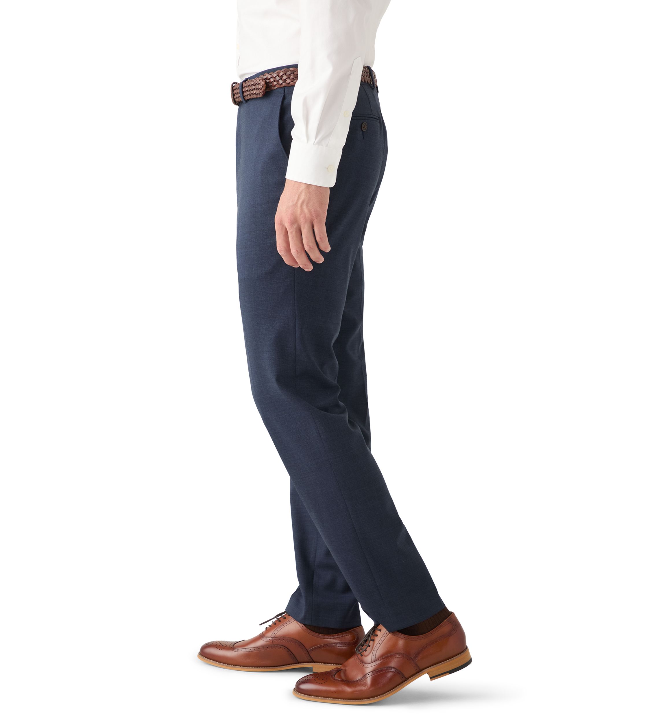 Mens Solid Suit Separate Pants