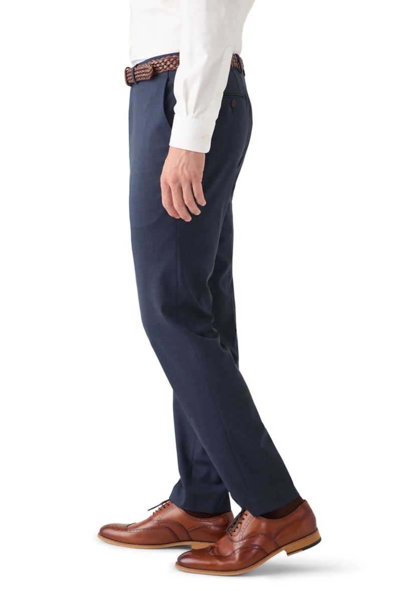 Mens Solid Suit Separate Pants