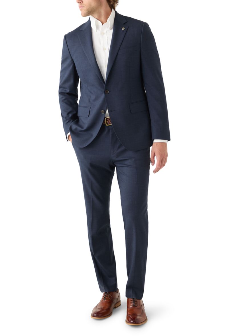Mens Solid Suit Separate Pants