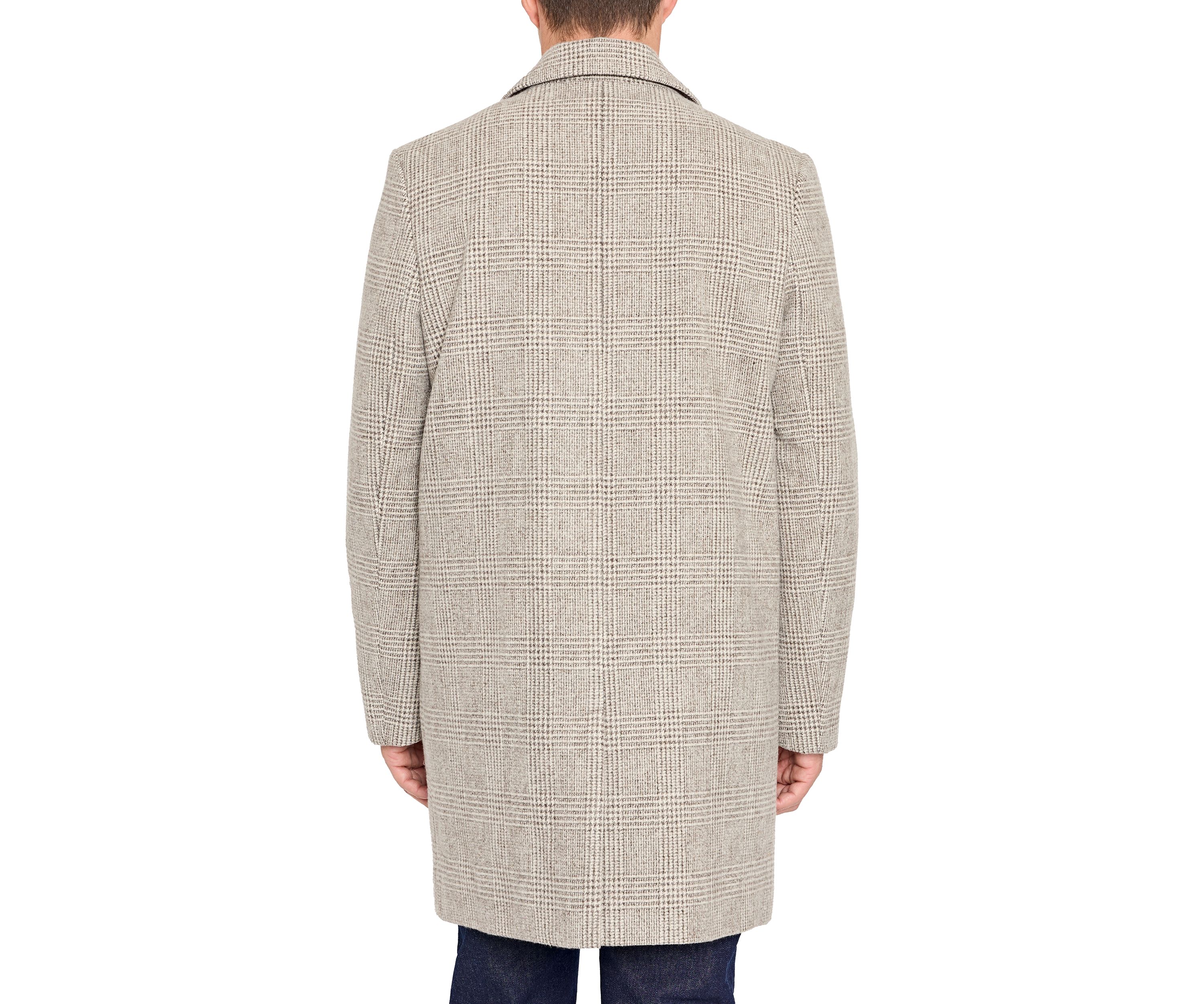 Mens Single Breasted Two Button Top Coat