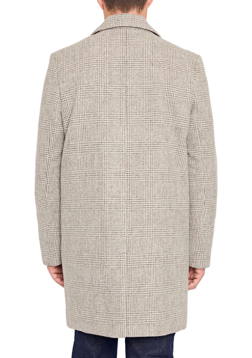 Mens Single Breasted Two Button Top Coat