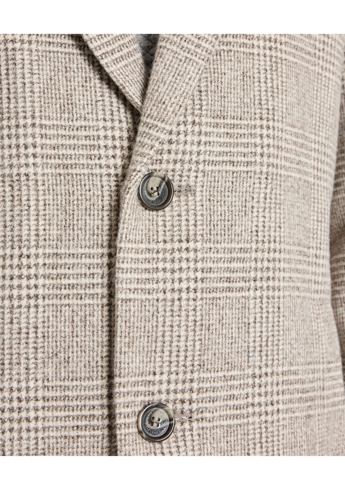 Mens Single Breasted Two Button Top Coat