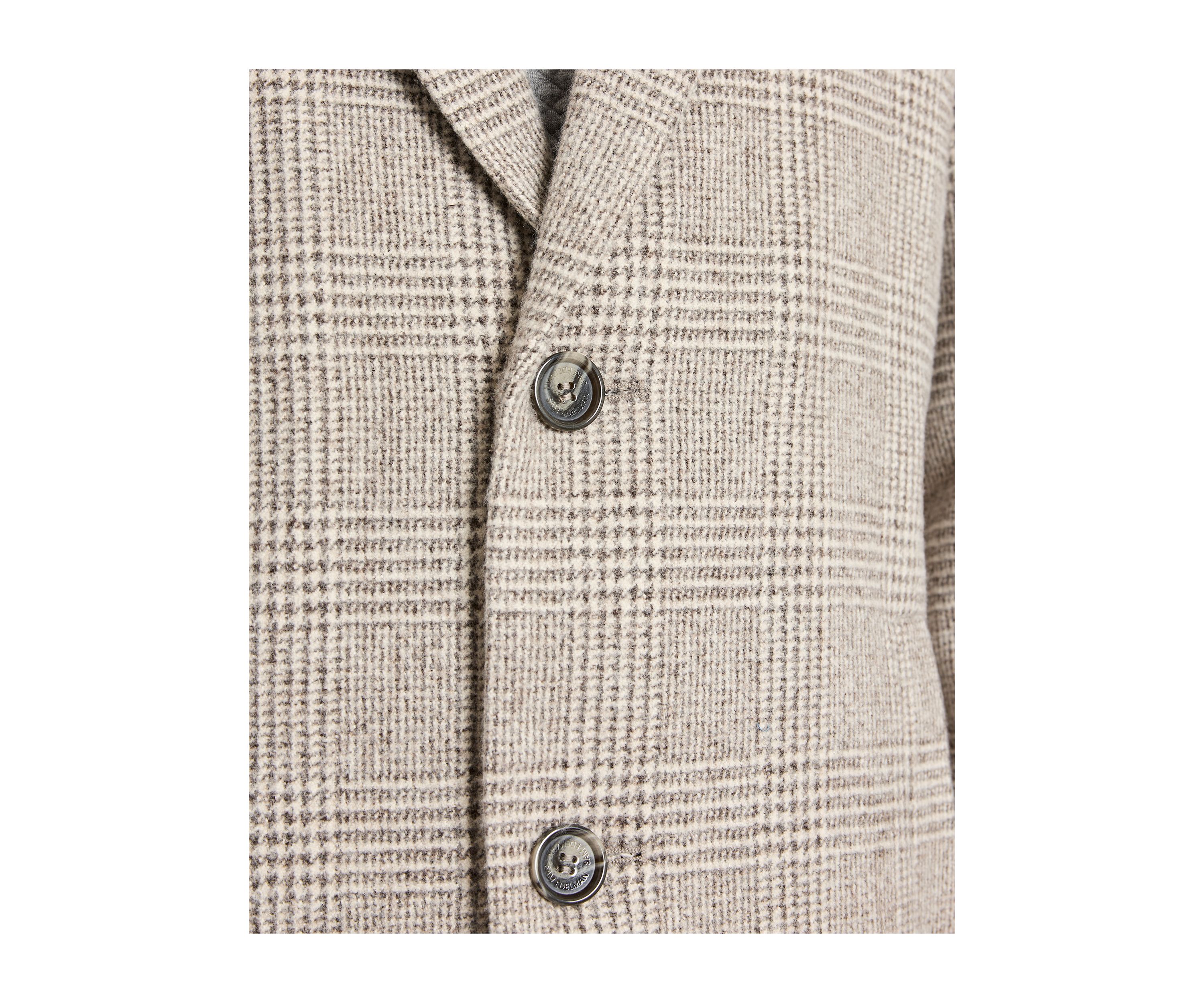 Mens Single Breasted Two Button Top Coat