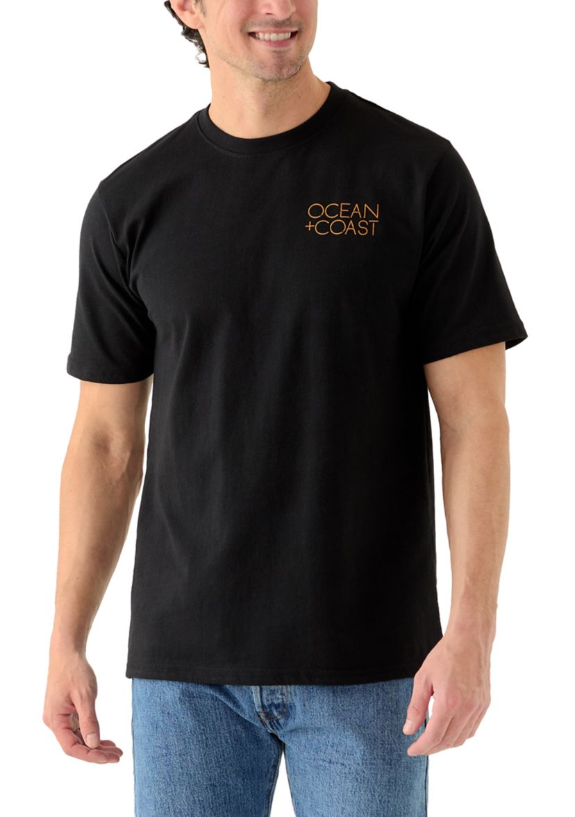 Mens Short Sleeve Graphic Hunting Dog T-Shirt