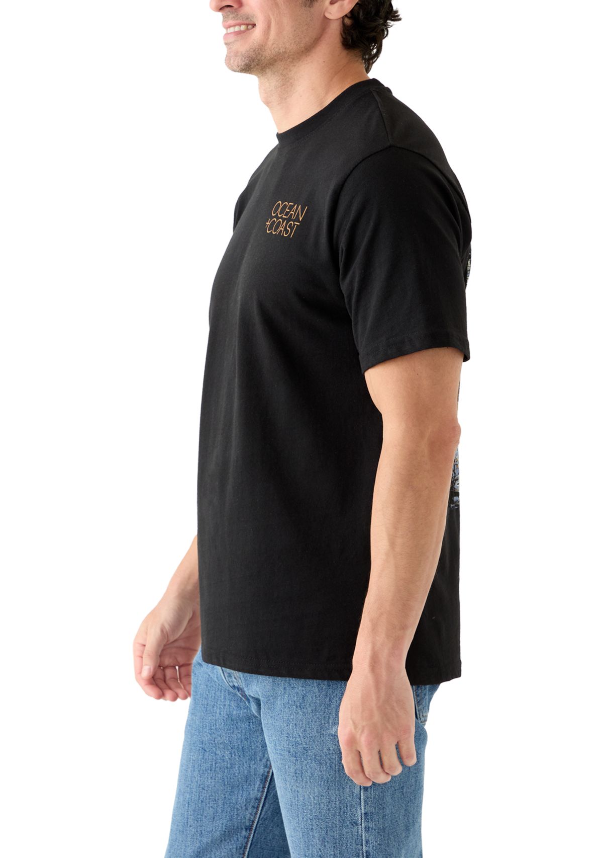Mens Short Sleeve Graphic Hunting Dog T-Shirt