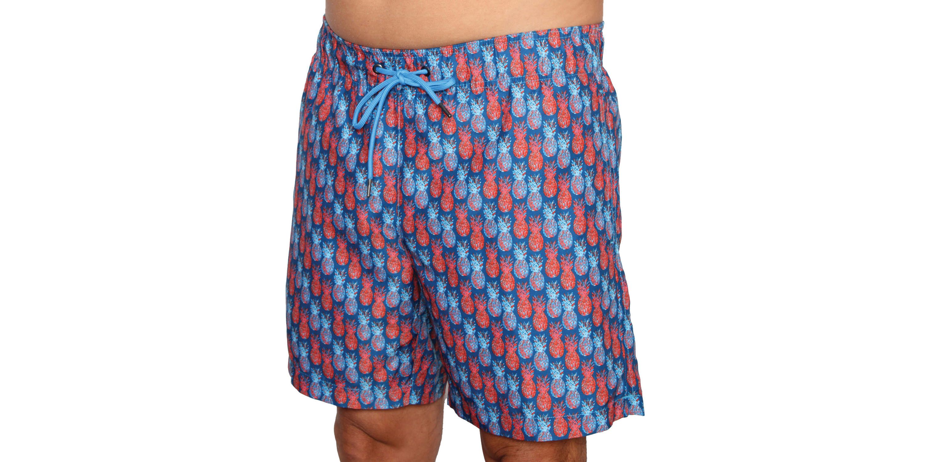 Mens Printed Swim Trunk 6"  Inseam
