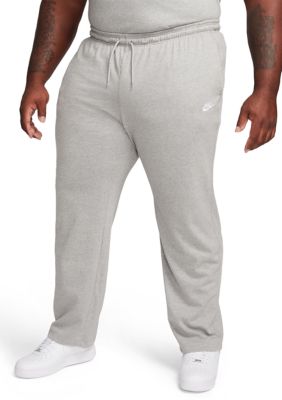 Nike Men's Big & Tall Knit Open-Hem Pants, Grey, 4XL