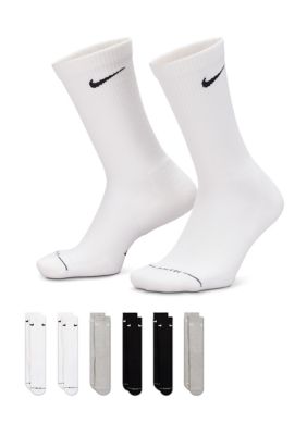 Nike Men's Everyday Elevated Crew Socks - 6 Pack, Large
