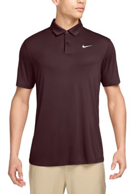 Nike Men's Approach Short Sleeve Polo Shirt, Burgundy, Small
