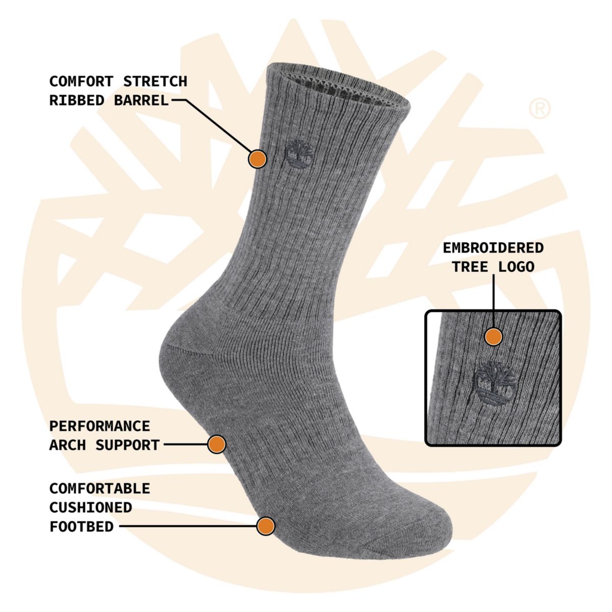 TIMBERLAND 5 PACK RIVINGTON CREW