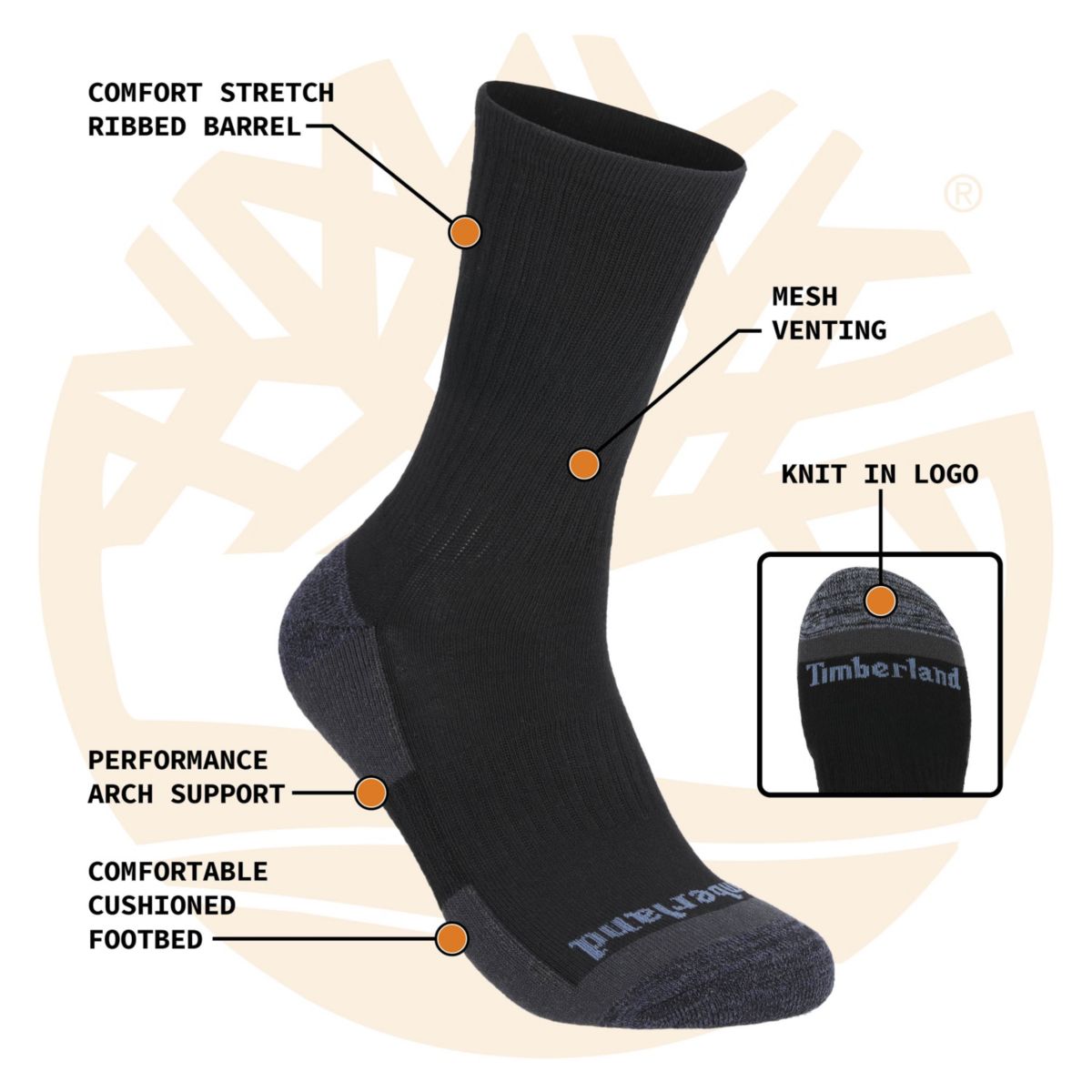 4 Pack Castleton Comfort Crew