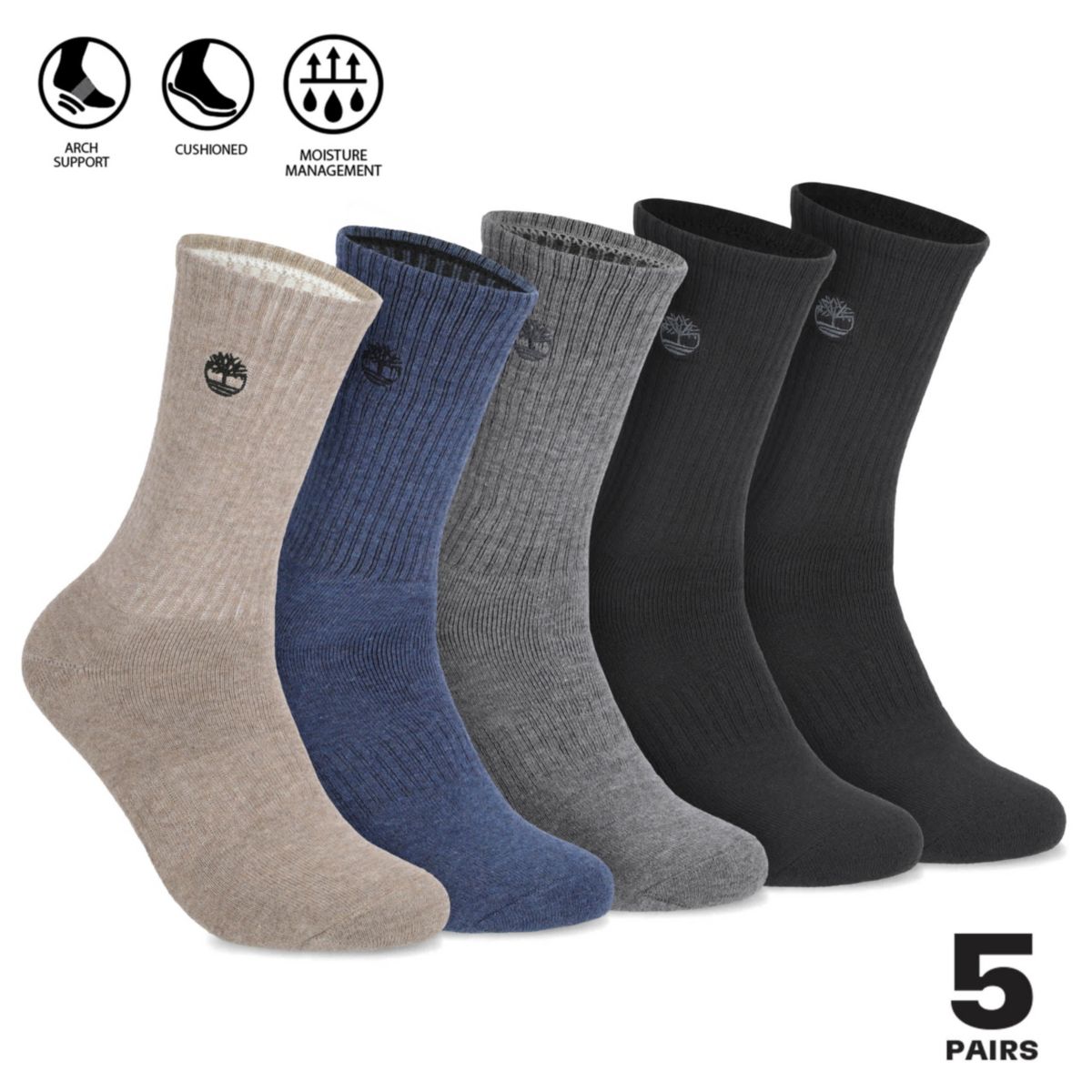 TIMBERLAND 5 PACK RIVINGTON CREW