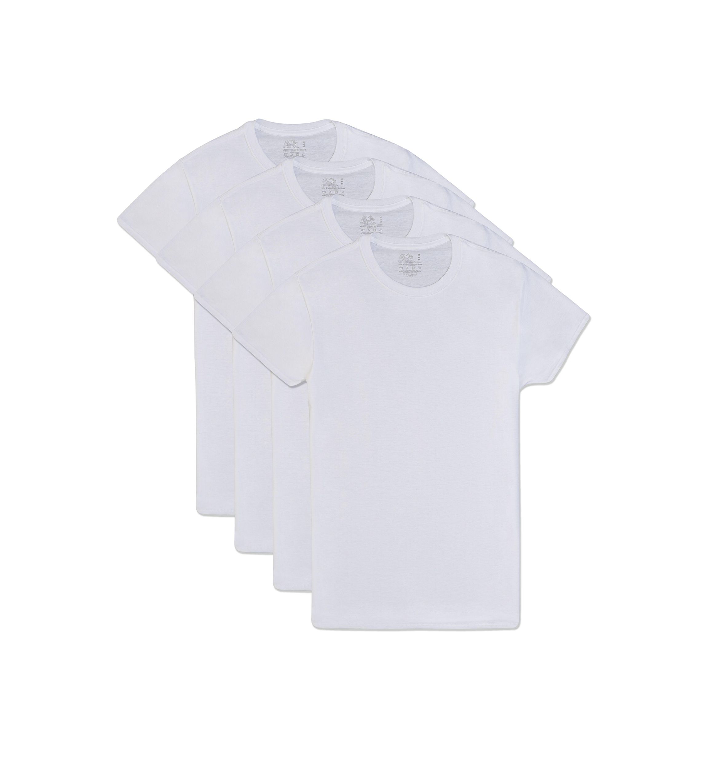 Premium Undershirt White - 4 Pack