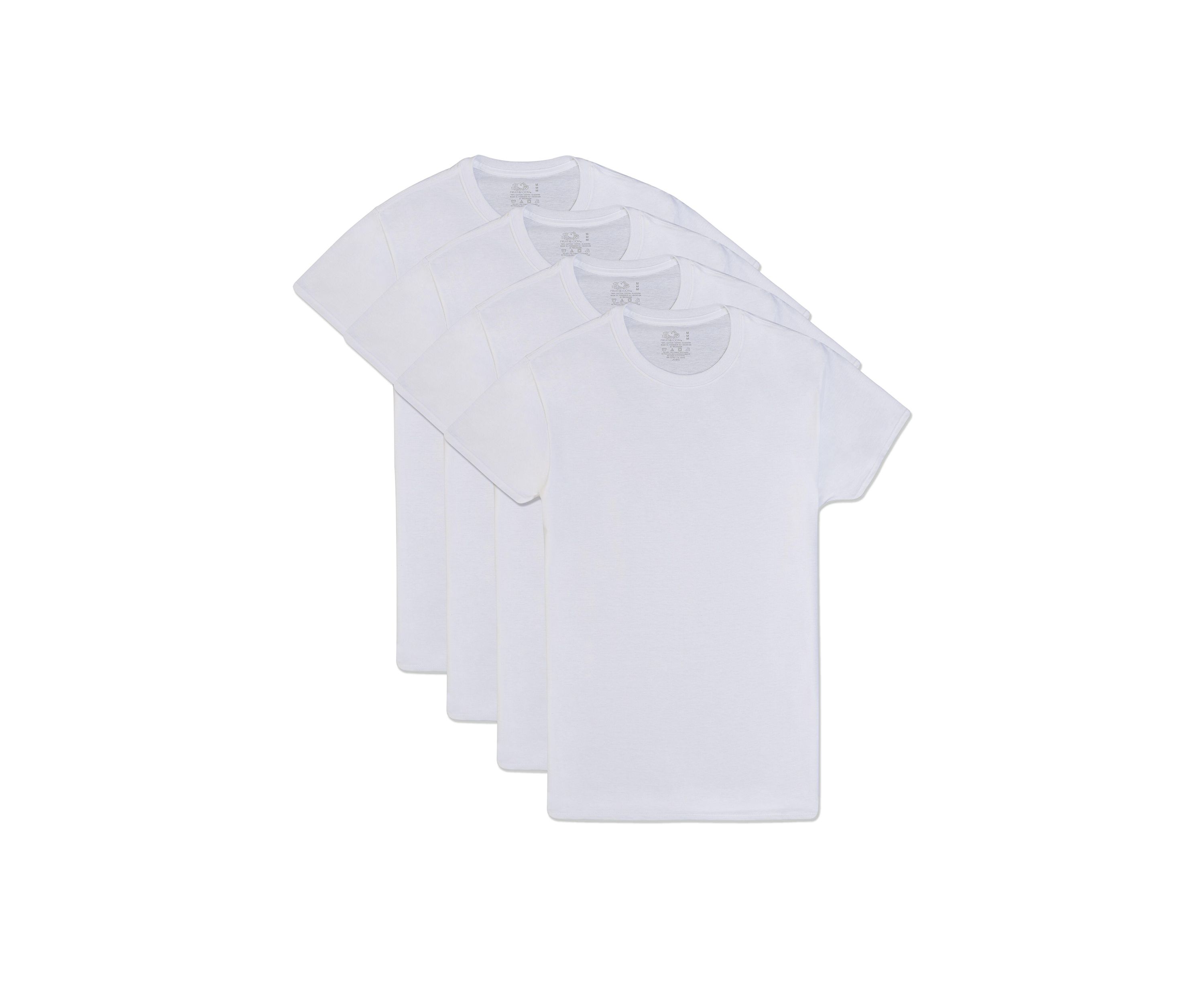 Premium Undershirt White - 4 Pack