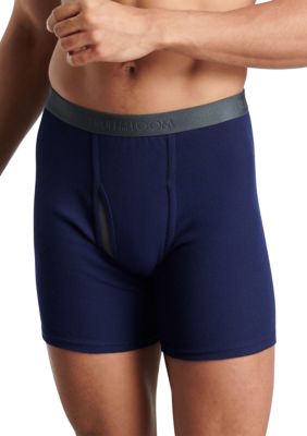 FRUIT OF THE LOOM Men's Premium CoolZoneÂ® Boxer Briefs, Assorted 4 Pack, Small