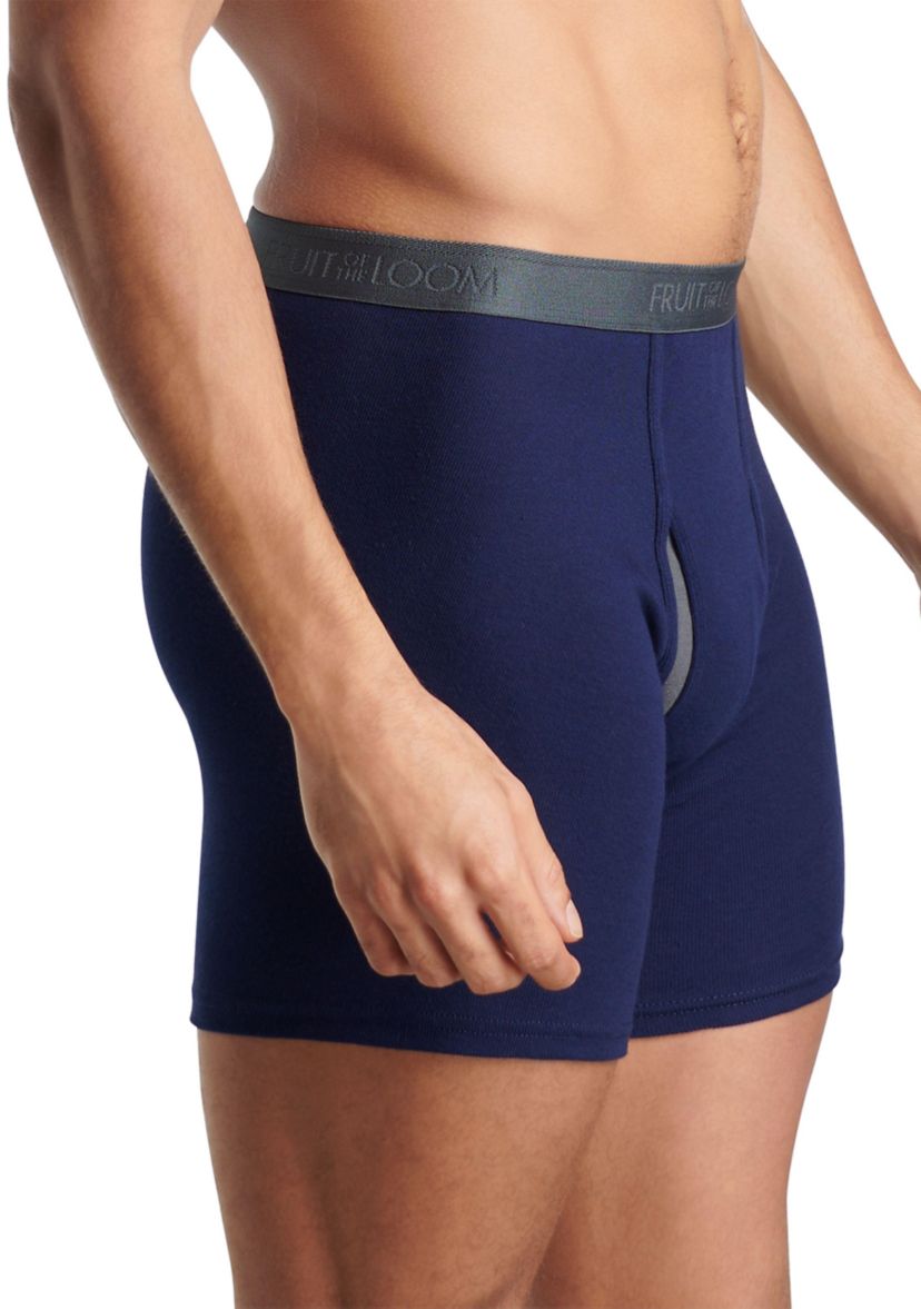 Mens Premium CoolZone® Boxer Briefs, Assorted 4 Pack