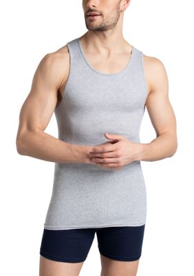 FRUIT OF THE LOOM Men's Premium A-Shirt, Black and Gray 4 Pack
