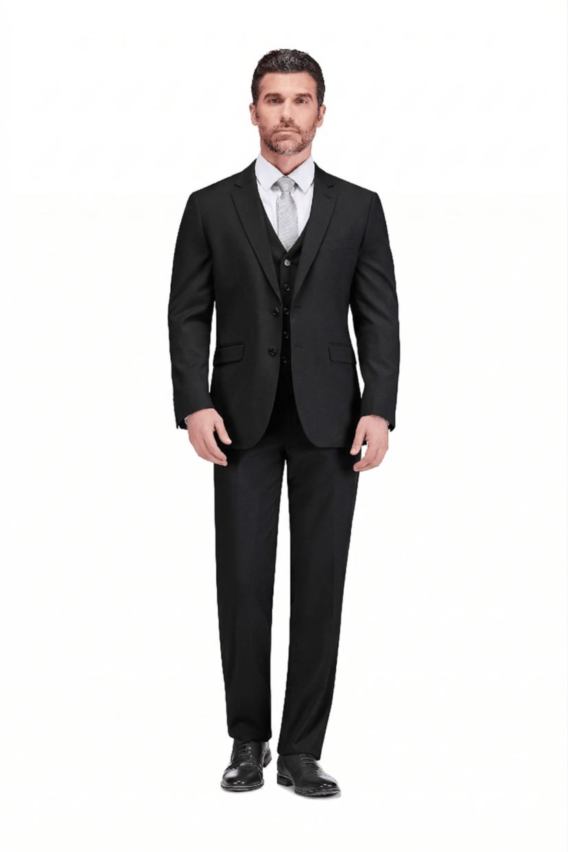 Braveman Men's 3-Piece Classic Fit Performance Stretch Suit | Belk