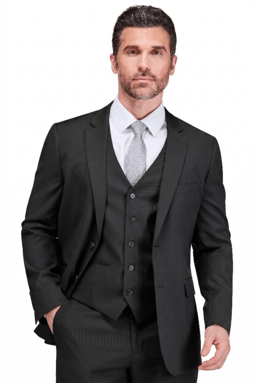 Braveman Men's 3-Piece Classic Fit Performance Stretch Suit | Belk