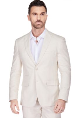 Gino Vitale Men's Slim Fit Linen-Blend Blazer, 50 Regular