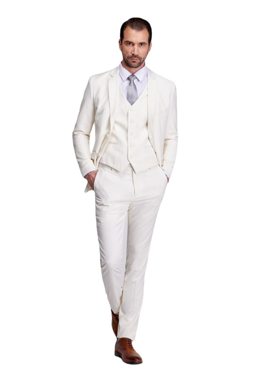 Mens Signature 3-Piece Slim Fit Suits
