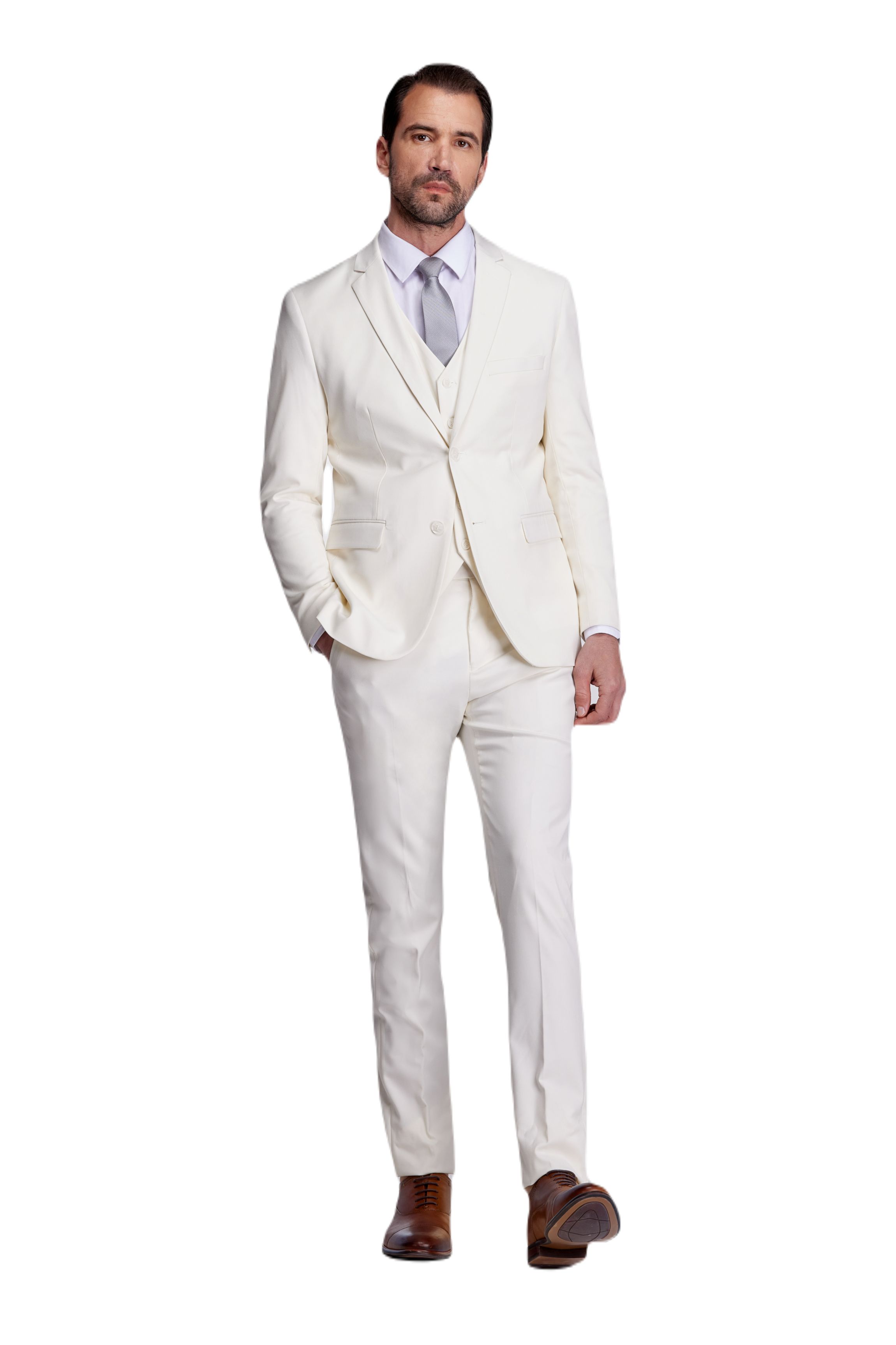 Mens Signature 3-Piece Slim Fit Suits