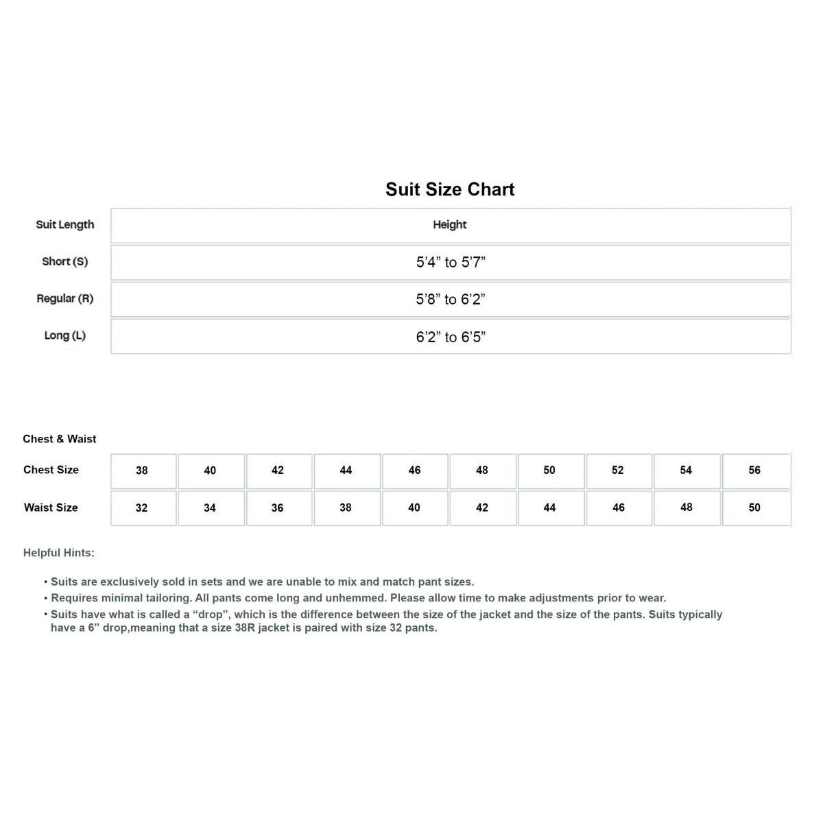 Mens Signature 3-Piece Slim Fit Suits