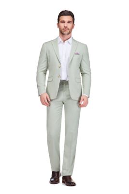 Gino Vitale Men's 2-Piece Stretch Slim-Fit Suit, 52 Regular