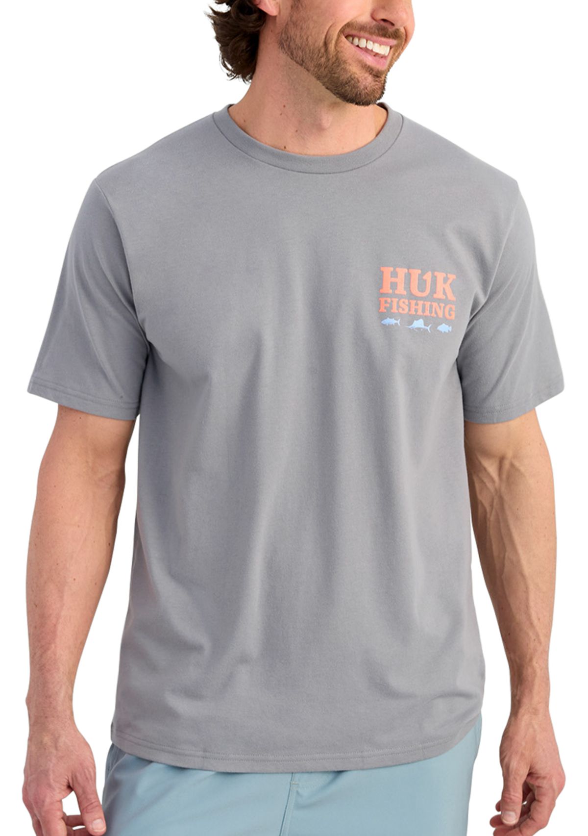 Mens Saltwater Fish Graphic T-Shirt