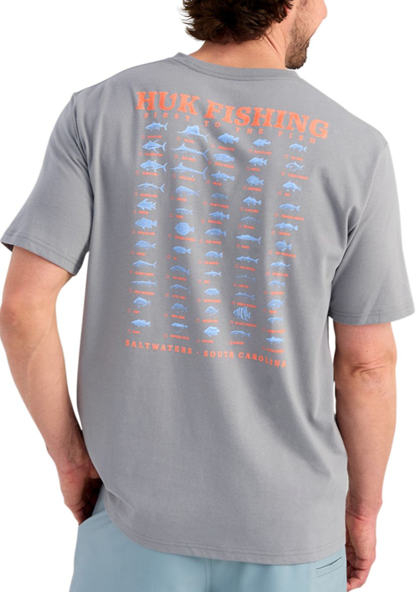 Mens Saltwater Fish Graphic T-Shirt