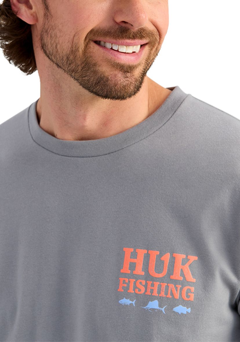 Mens Saltwater Fish Graphic T-Shirt